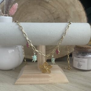 Collier Maldives Élégance en Acier Inoxydable FaitMain